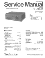 Technics - SUX-901 - Service manual 